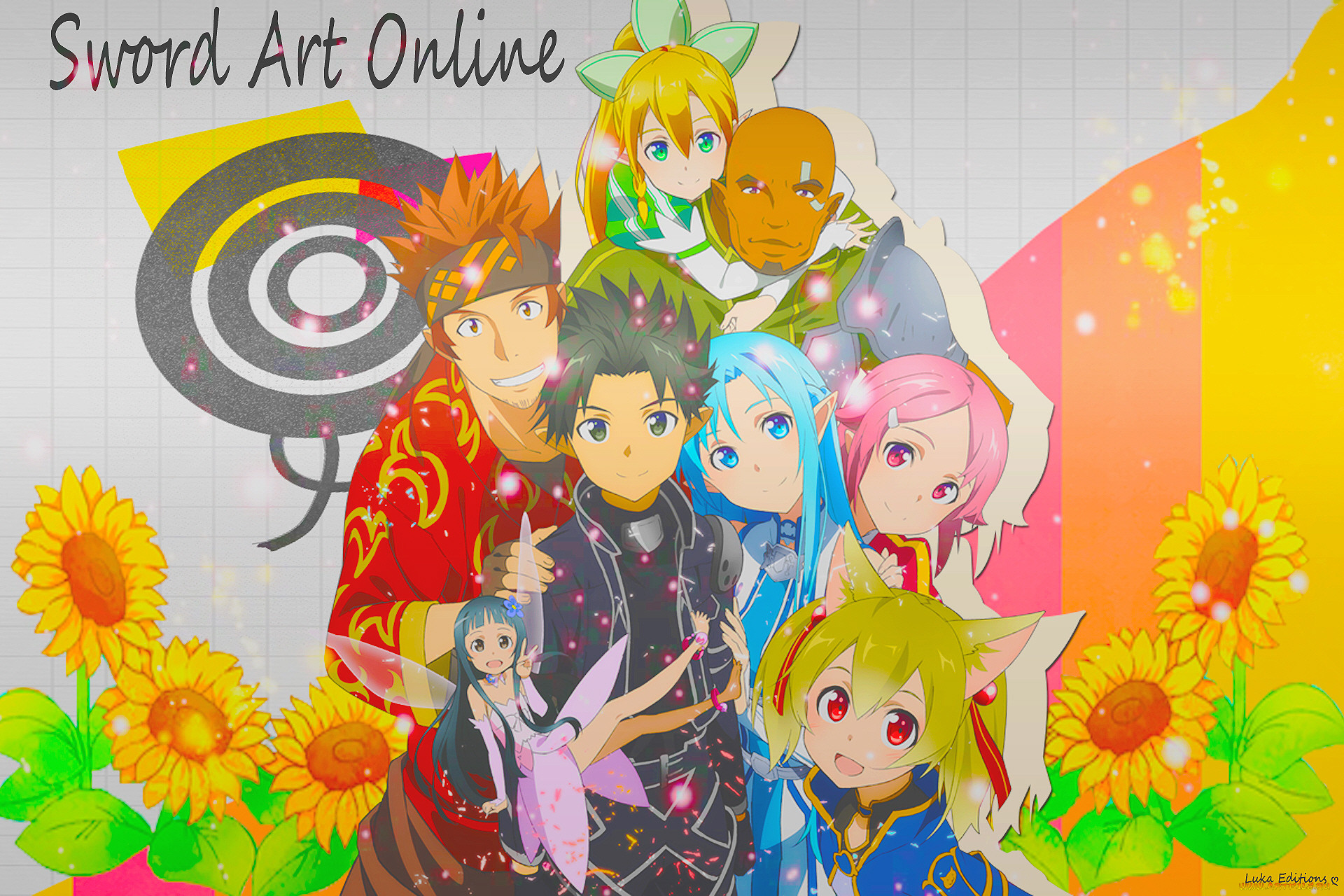 , sword art online, , , 